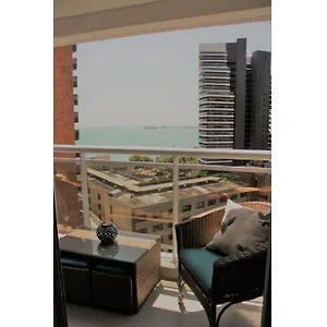  Apartamento Flat No Mais Novo Edifício Conceito Com Linda Vista Mar !!! Brasil